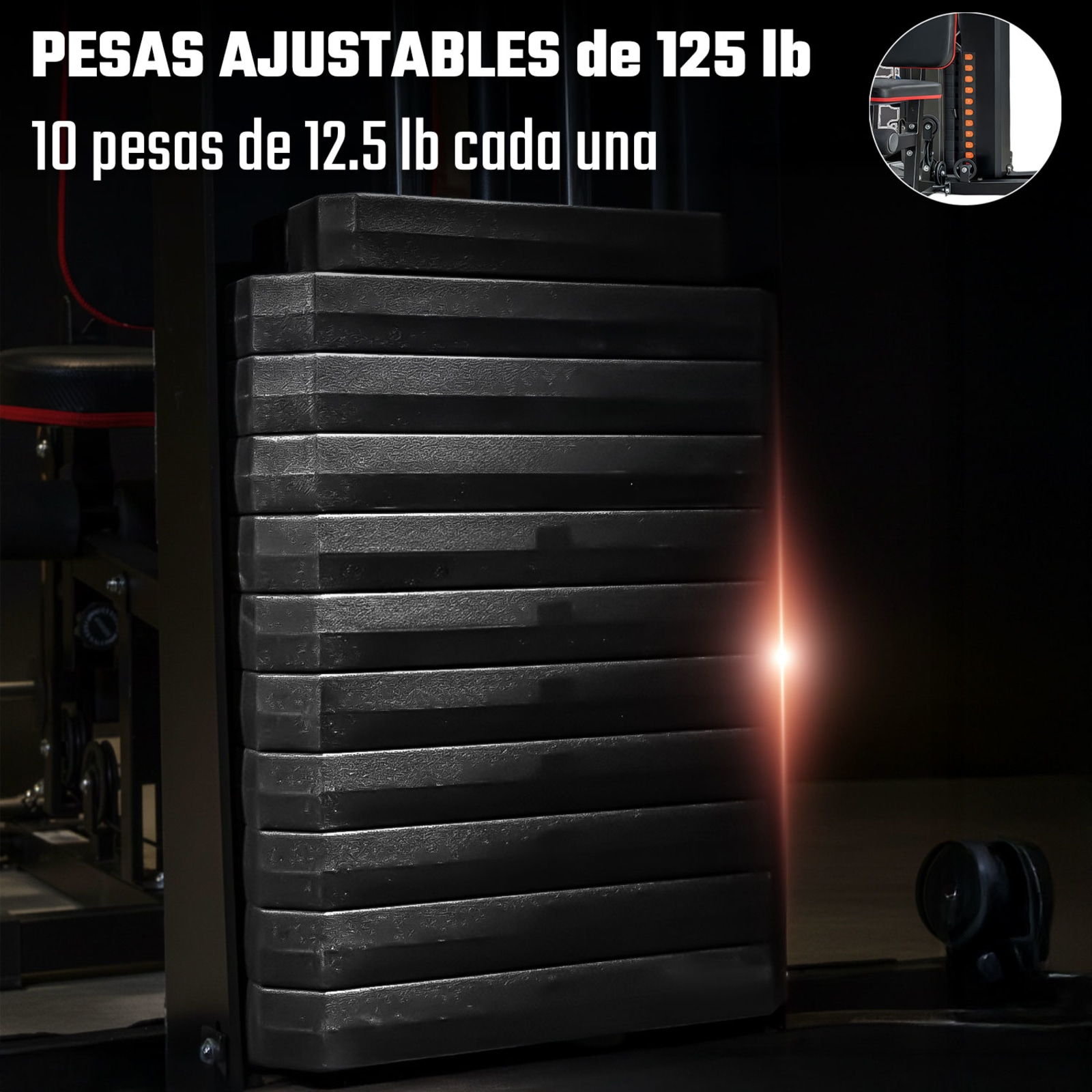 Aparato de Ejercicio Multi Estación, vista 4