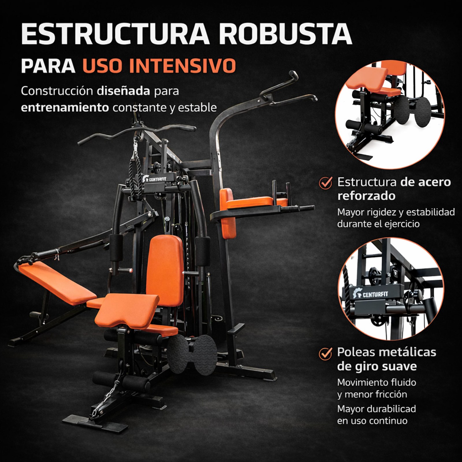 Multifuncional Medio Tier Alto con Banco, vista 4